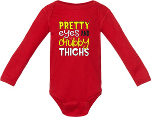 Pretty Eyes and Chubby Thighs: Toddler Onesie