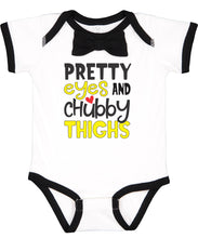 Load image into Gallery viewer, Pretty Eyes and Chubby Thighs: Toddler Onesie
